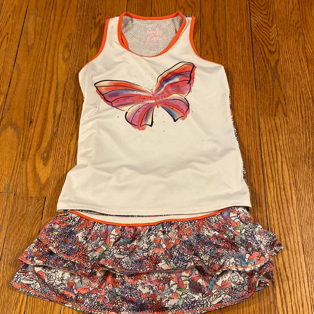 Girls Lucky in Love Tennis Set - size S (7/8)